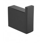 Cavallo Matte Black Square Double Robe Hook